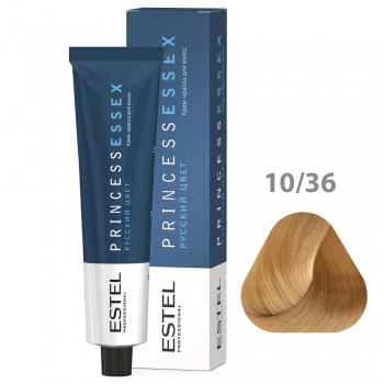 Крем-краска PRINCESS ESSEX 10/36 Светлый блондин золотисто-фиолетовый 60мл